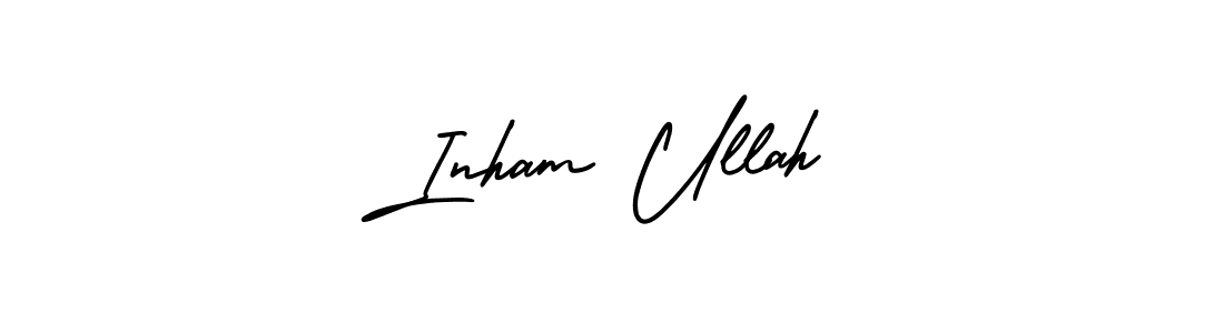 Here are the top 10 professional signature styles for the name Inham Ullah. These are the best autograph styles you can use for your name. Inham Ullah signature style 3 images and pictures png