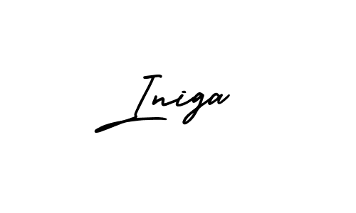 Best and Professional Signature Style for Iniga. AmerikaSignatureDemo-Regular Best Signature Style Collection. Iniga signature style 3 images and pictures png