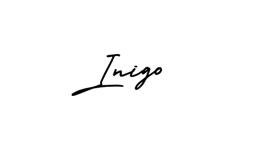 How to Draw Inigo signature style? AmerikaSignatureDemo-Regular is a latest design signature styles for name Inigo. Inigo signature style 3 images and pictures png