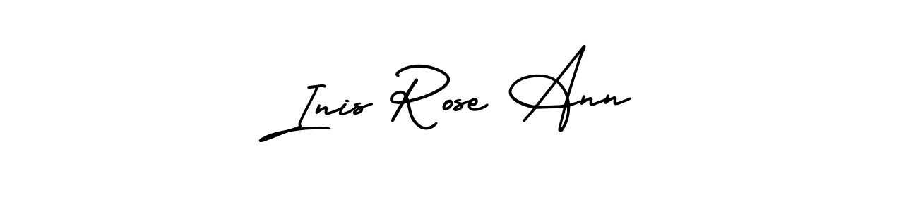 Design your own signature with our free online signature maker. With this signature software, you can create a handwritten (AmerikaSignatureDemo-Regular) signature for name Inis Rose Ann. Inis Rose Ann signature style 3 images and pictures png