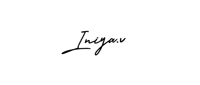 Here are the top 10 professional signature styles for the name Iniya.v. These are the best autograph styles you can use for your name. Iniya.v signature style 3 images and pictures png