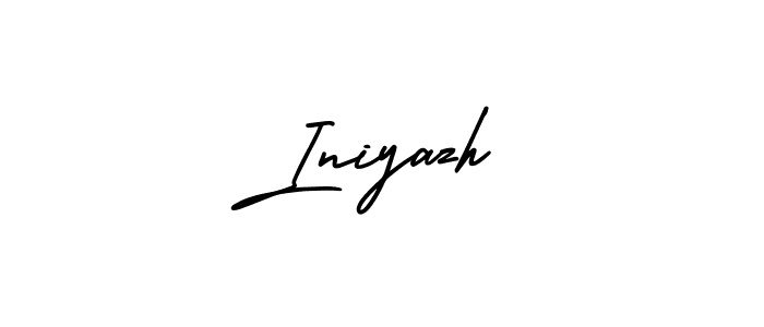 How to Draw Iniyazh signature style? AmerikaSignatureDemo-Regular is a latest design signature styles for name Iniyazh. Iniyazh signature style 3 images and pictures png