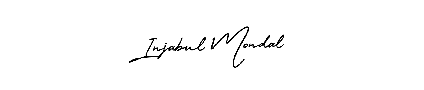 Make a beautiful signature design for name Injabul Mondal. Use this online signature maker to create a handwritten signature for free. Injabul Mondal signature style 3 images and pictures png