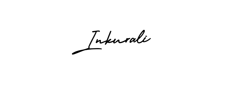 It looks lik you need a new signature style for name Inkurali. Design unique handwritten (AmerikaSignatureDemo-Regular) signature with our free signature maker in just a few clicks. Inkurali signature style 3 images and pictures png