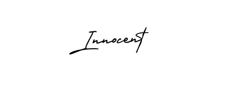 This is the best signature style for the Innocent name. Also you like these signature font (AmerikaSignatureDemo-Regular). Mix name signature. Innocent signature style 3 images and pictures png