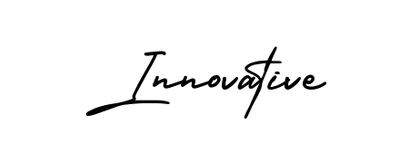 Create your official email sign-off with Innovative name in AmerikaSignatureDemo-Regular style. Crisp, clean, and perfectly legible across all screens. Innovative signature style 3 images and pictures png