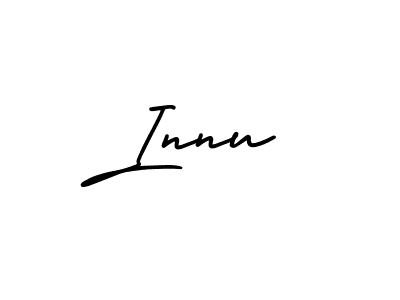 Innu stylish signature style. Best Handwritten Sign (AmerikaSignatureDemo-Regular) for my name. Handwritten Signature Collection Ideas for my name Innu. Innu signature style 3 images and pictures png