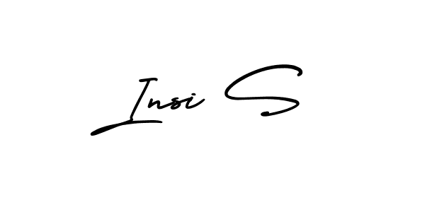 You can use this online signature creator to create a handwritten signature for the name Insi S. This is the best online autograph maker. Insi S signature style 3 images and pictures png