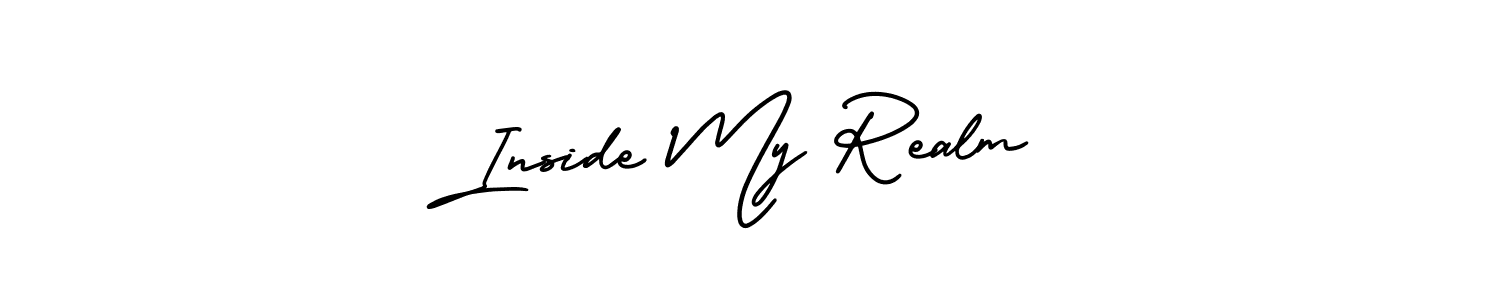 Also we have Inside My Realm name is the best signature style. Create professional handwritten signature collection using AmerikaSignatureDemo-Regular autograph style. Inside My Realm signature style 3 images and pictures png