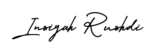 Style your name Insiyah Rushdi with confidence using AmerikaSignatureDemo-Regular signature design. Simple, elegant, and ready for immediate document use. Insiyah Rushdi signature style 3 images and pictures png