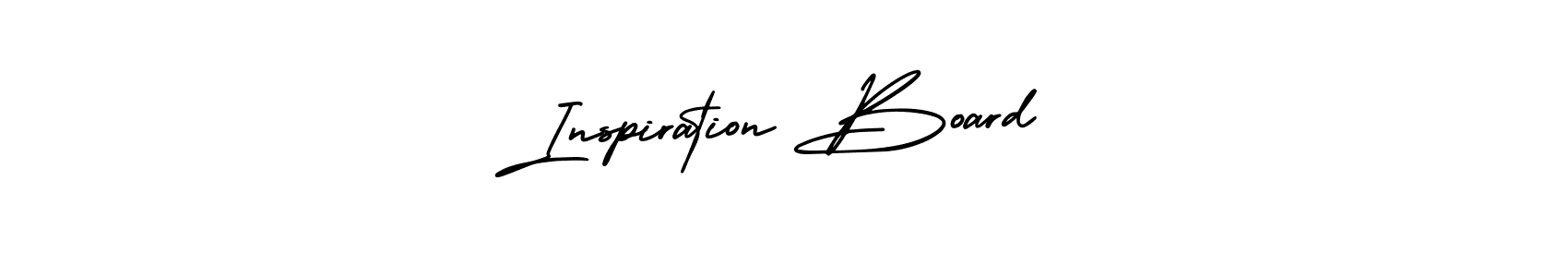 Use a signature maker to create a handwritten signature online. With this signature software, you can design (AmerikaSignatureDemo-Regular) your own signature for name Inspiration Board. Inspiration Board signature style 3 images and pictures png