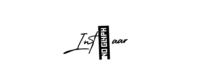 Check out images of Autograph of Intظaar name. Actor Intظaar Signature Style. AmerikaSignatureDemo-Regular is a professional sign style online. Intظaar signature style 3 images and pictures png