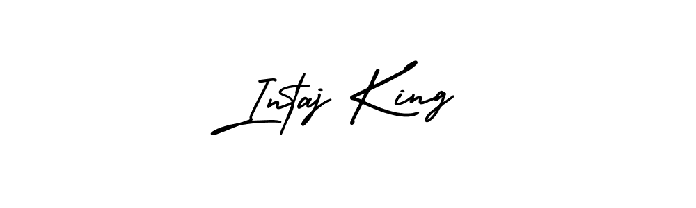Also You can easily find your signature by using the search form. We will create Intaj King name handwritten signature images for you free of cost using AmerikaSignatureDemo-Regular sign style. Intaj King signature style 3 images and pictures png
