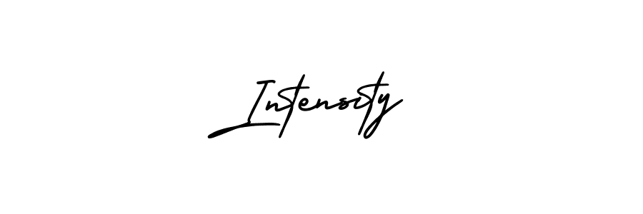 Design your own signature with our free online signature maker. With this signature software, you can create a handwritten (AmerikaSignatureDemo-Regular) signature for name Intensity. Intensity signature style 3 images and pictures png