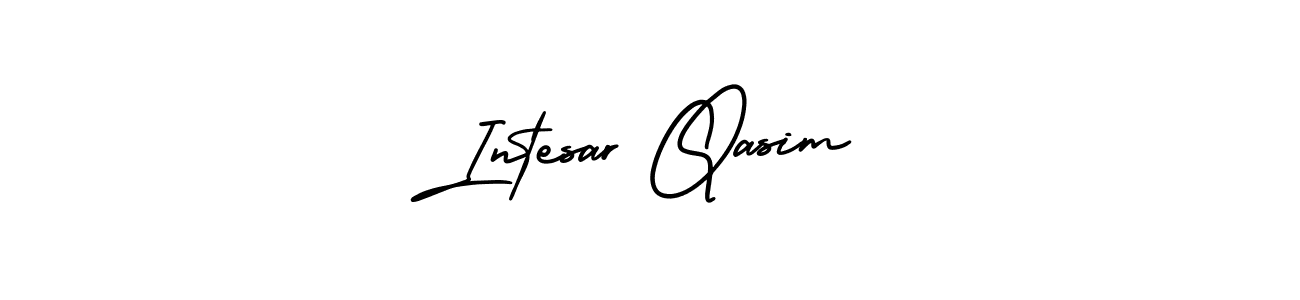 See photos of Intesar Qasim official signature by Spectra . Check more albums & portfolios. Read reviews & check more about AmerikaSignatureDemo-Regular font. Intesar Qasim signature style 3 images and pictures png