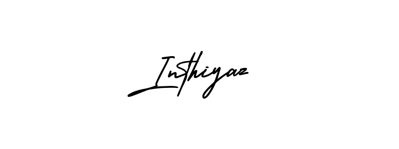 How to Draw Inthiyaz signature style? AmerikaSignatureDemo-Regular is a latest design signature styles for name Inthiyaz. Inthiyaz signature style 3 images and pictures png