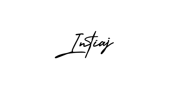 Make a beautiful signature design for name Intiaj. With this signature (AmerikaSignatureDemo-Regular) style, you can create a handwritten signature for free. Intiaj signature style 3 images and pictures png