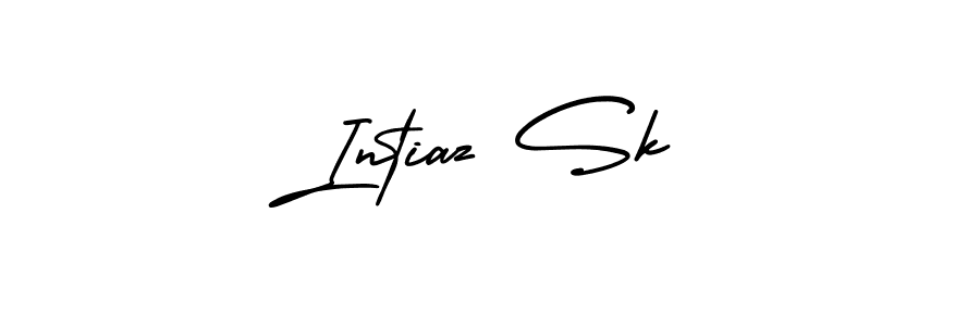 Make a beautiful signature design for name Intiaz Sk. With this signature (AmerikaSignatureDemo-Regular) style, you can create a handwritten signature for free. Intiaz Sk signature style 3 images and pictures png