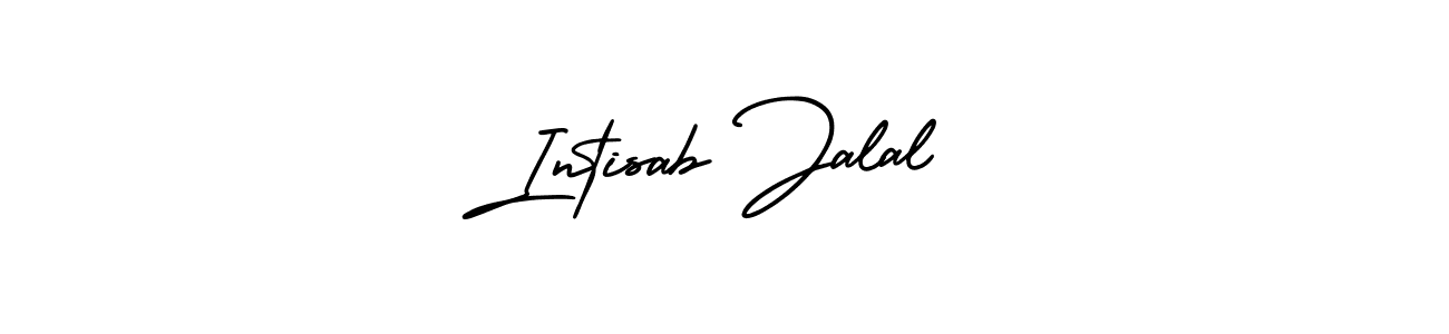 if you are searching for the best signature style for your name Intisab Jalal. so please give up your signature search. here we have designed multiple signature styles  using AmerikaSignatureDemo-Regular. Intisab Jalal signature style 3 images and pictures png