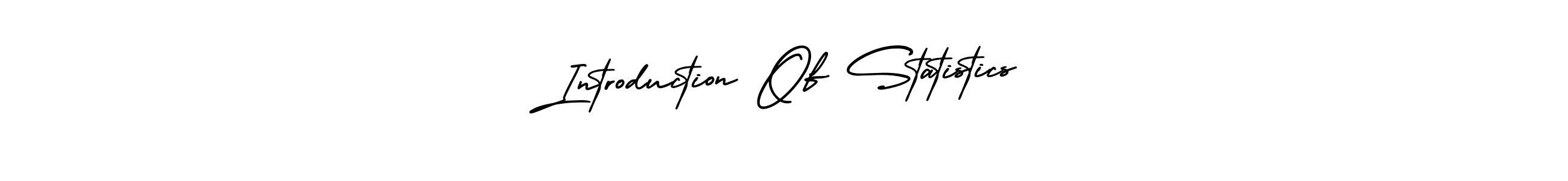 Similarly AmerikaSignatureDemo-Regular is the best handwritten signature design. Signature creator online .You can use it as an online autograph creator for name Introduction Of Statistics. Introduction Of Statistics signature style 3 images and pictures png
