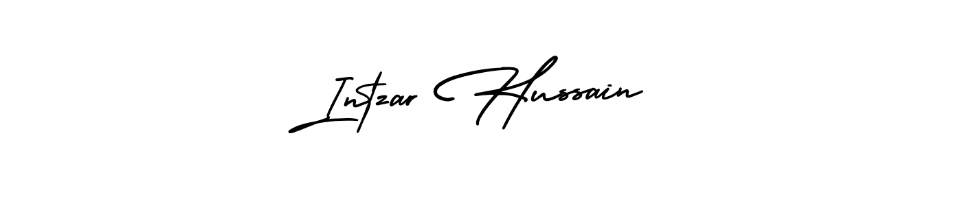Similarly AmerikaSignatureDemo-Regular is the best handwritten signature design. Signature creator online .You can use it as an online autograph creator for name Intzar Hussain. Intzar Hussain signature style 3 images and pictures png