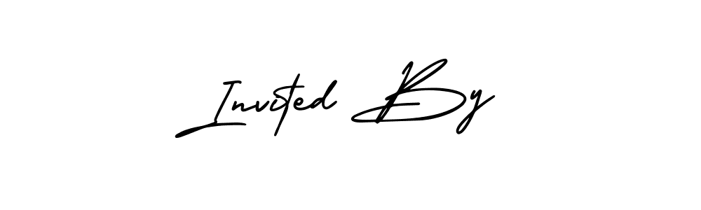 Make a beautiful signature design for name Invited By. Use this online signature maker to create a handwritten signature for free. Invited By signature style 3 images and pictures png