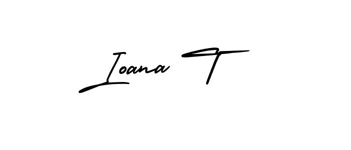 Also we have Ioana T name is the best signature style. Create professional handwritten signature collection using AmerikaSignatureDemo-Regular autograph style. Ioana T signature style 3 images and pictures png