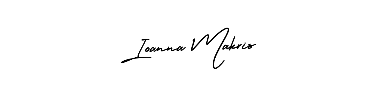 This is the best signature style for the Ioanna Makris name. Also you like these signature font (AmerikaSignatureDemo-Regular). Mix name signature. Ioanna Makris signature style 3 images and pictures png