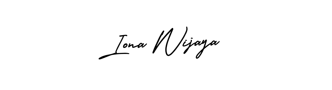 Also You can easily find your signature by using the search form. We will create Iona Wijaya name handwritten signature images for you free of cost using AmerikaSignatureDemo-Regular sign style. Iona Wijaya signature style 3 images and pictures png