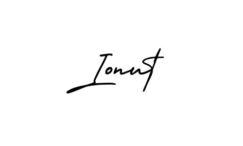 Also You can easily find your signature by using the search form. We will create Ionut name handwritten signature images for you free of cost using AmerikaSignatureDemo-Regular sign style. Ionut signature style 3 images and pictures png