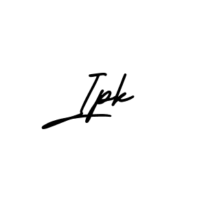 Ipk stylish signature style. Best Handwritten Sign (AmerikaSignatureDemo-Regular) for my name. Handwritten Signature Collection Ideas for my name Ipk. Ipk signature style 3 images and pictures png