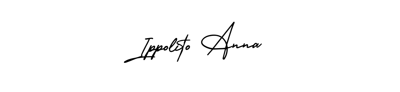 It looks lik you need a new signature style for name Ippolito Anna. Design unique handwritten (AmerikaSignatureDemo-Regular) signature with our free signature maker in just a few clicks. Ippolito Anna signature style 3 images and pictures png