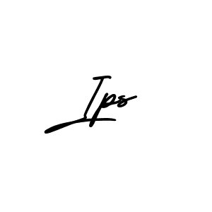 Make a beautiful signature design for name Ips. With this signature (AmerikaSignatureDemo-Regular) style, you can create a handwritten signature for free. Ips signature style 3 images and pictures png