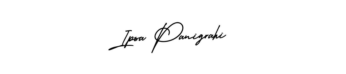 Ipsa Panigrahi stylish signature style. Best Handwritten Sign (AmerikaSignatureDemo-Regular) for my name. Handwritten Signature Collection Ideas for my name Ipsa Panigrahi. Ipsa Panigrahi signature style 3 images and pictures png