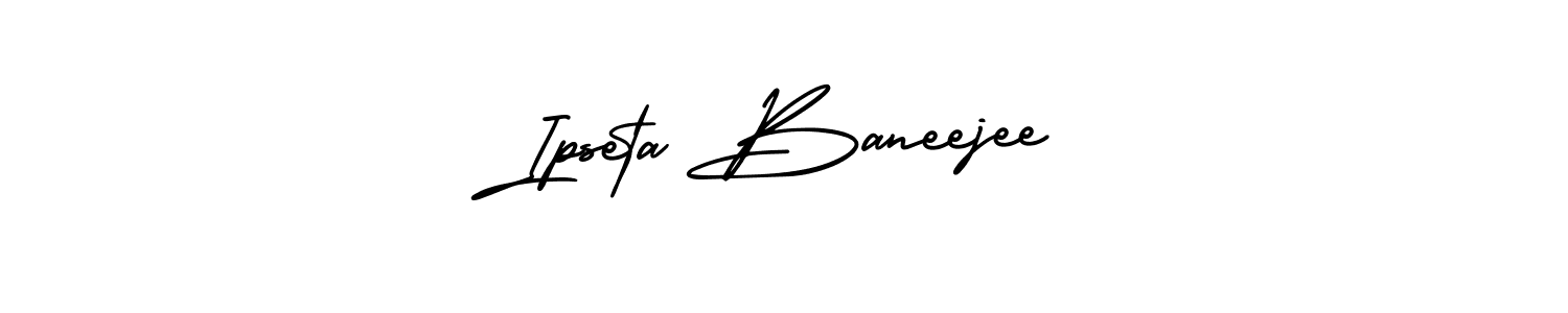 Make a short Ipseta Baneejee signature style. Manage your documents anywhere anytime using AmerikaSignatureDemo-Regular. Create and add eSignatures, submit forms, share and send files easily. Ipseta Baneejee signature style 3 images and pictures png