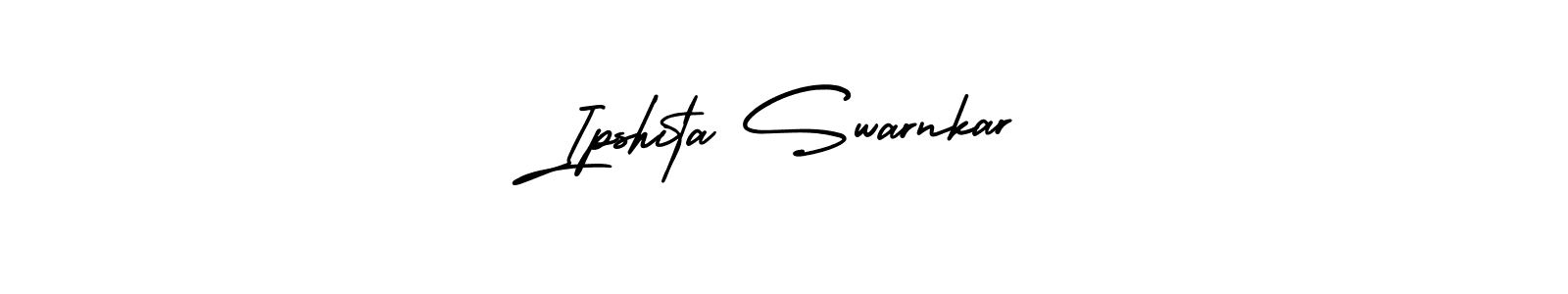 Also You can easily find your signature by using the search form. We will create Ipshita Swarnkar name handwritten signature images for you free of cost using AmerikaSignatureDemo-Regular sign style. Ipshita Swarnkar signature style 3 images and pictures png