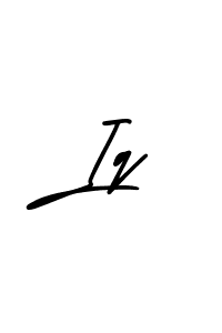 Use a signature maker to create a handwritten signature online. With this signature software, you can design (AmerikaSignatureDemo-Regular) your own signature for name Iq. Iq signature style 3 images and pictures png