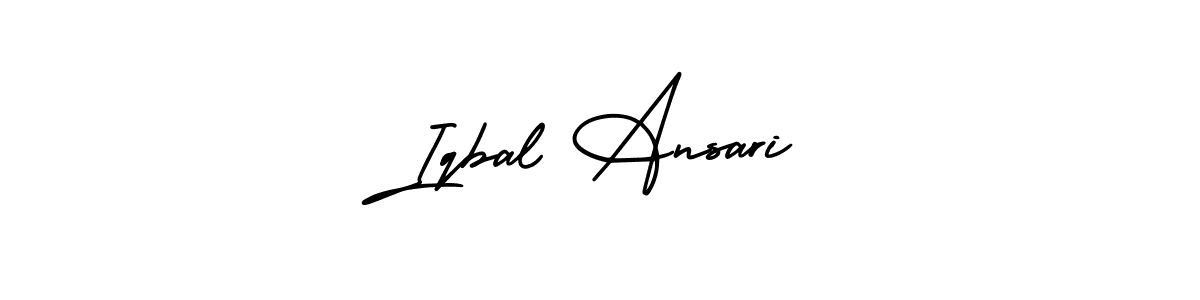 AmerikaSignatureDemo-Regular is a professional signature style that is perfect for those who want to add a touch of class to their signature. It is also a great choice for those who want to make their signature more unique. Get Iqbal Ansari name to fancy signature for free. Iqbal Ansari signature style 3 images and pictures png