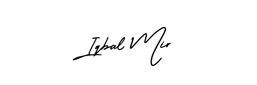 Iqbal Mir stylish signature style. Best Handwritten Sign (AmerikaSignatureDemo-Regular) for my name. Handwritten Signature Collection Ideas for my name Iqbal Mir. Iqbal Mir signature style 3 images and pictures png