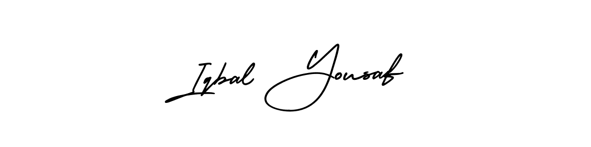 Use a signature maker to create a handwritten signature online. With this signature software, you can design (AmerikaSignatureDemo-Regular) your own signature for name Iqbal Yousaf. Iqbal Yousaf signature style 3 images and pictures png