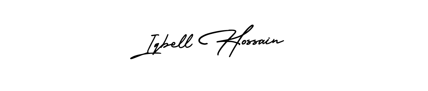 How to Draw Iqbell Hossain signature style? AmerikaSignatureDemo-Regular is a latest design signature styles for name Iqbell Hossain. Iqbell Hossain signature style 3 images and pictures png