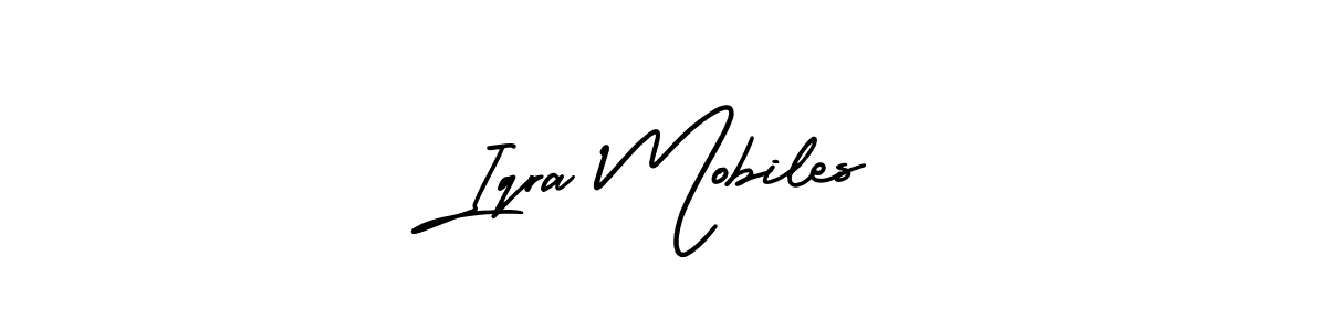 Once you've used our free online signature maker to create your best signature AmerikaSignatureDemo-Regular style, it's time to enjoy all of the benefits that Iqra Mobiles name signing documents. Iqra Mobiles signature style 3 images and pictures png