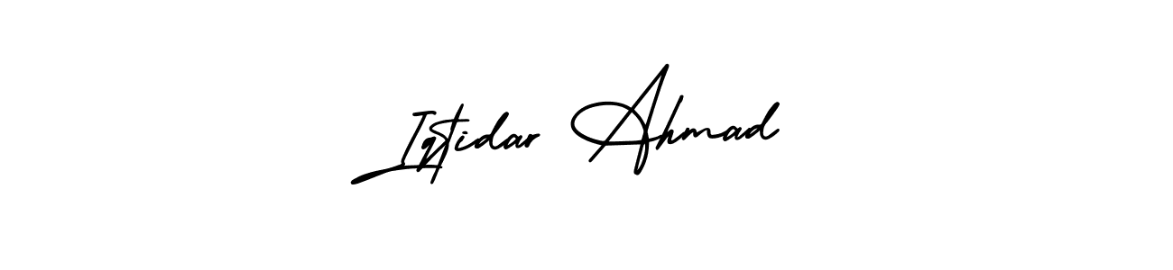 Create a beautiful signature design for name Iqtidar Ahmad. With this signature (AmerikaSignatureDemo-Regular) fonts, you can make a handwritten signature for free. Iqtidar Ahmad signature style 3 images and pictures png
