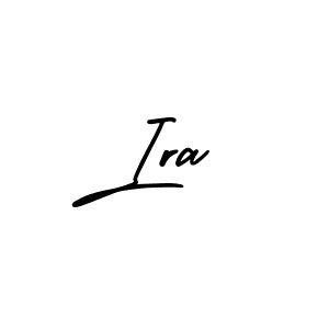 Use a signature maker to create a handwritten signature online. With this signature software, you can design (AmerikaSignatureDemo-Regular) your own signature for name Ira. Ira signature style 3 images and pictures png