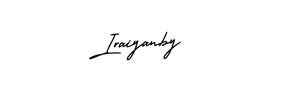 Create a beautiful signature design for name Iraiyanby. With this signature (AmerikaSignatureDemo-Regular) fonts, you can make a handwritten signature for free. Iraiyanby signature style 3 images and pictures png