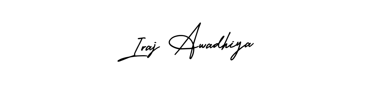 Check out images of Autograph of Iraj Awadhiya name. Actor Iraj Awadhiya Signature Style. AmerikaSignatureDemo-Regular is a professional sign style online. Iraj Awadhiya signature style 3 images and pictures png