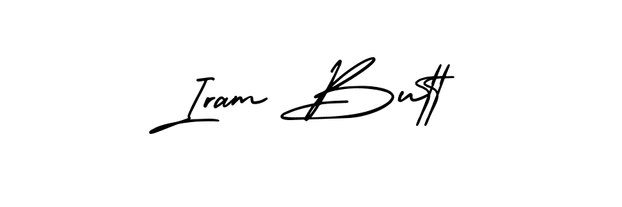 if you are searching for the best signature style for your name Iram Butt. so please give up your signature search. here we have designed multiple signature styles  using AmerikaSignatureDemo-Regular. Iram Butt signature style 3 images and pictures png
