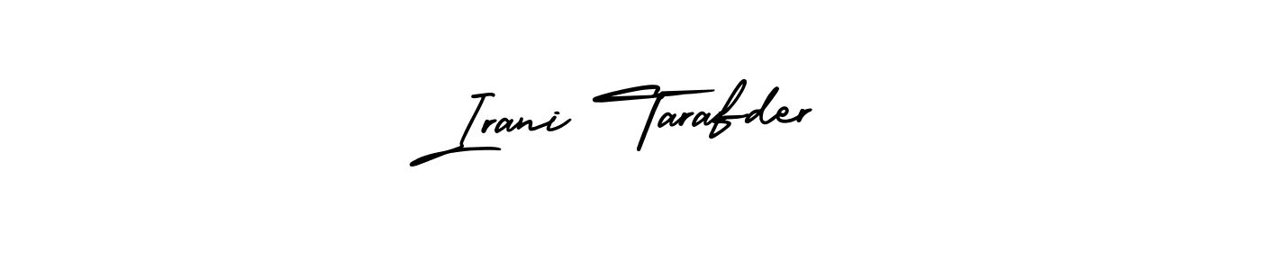 Irani Tarafder stylish signature style. Best Handwritten Sign (AmerikaSignatureDemo-Regular) for my name. Handwritten Signature Collection Ideas for my name Irani Tarafder. Irani Tarafder signature style 3 images and pictures png