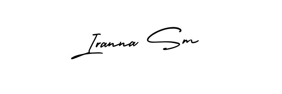Make a beautiful signature design for name Iranna Sm. Use this online signature maker to create a handwritten signature for free. Iranna Sm signature style 3 images and pictures png