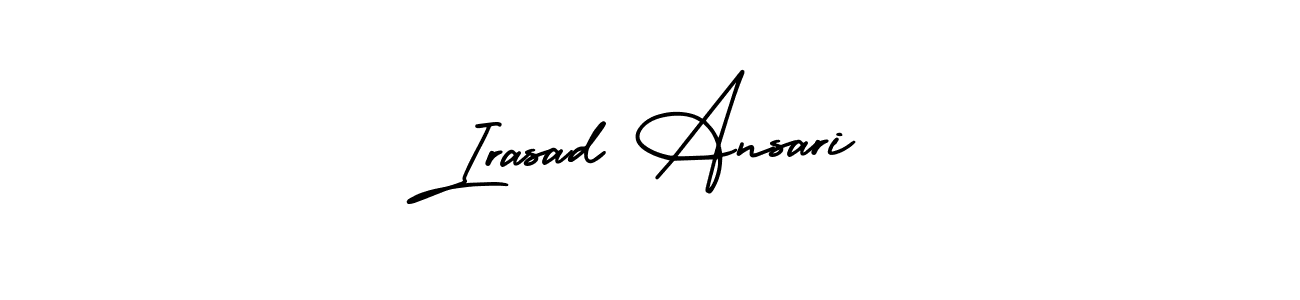 Also we have Irasad Ansari name is the best signature style. Create professional handwritten signature collection using AmerikaSignatureDemo-Regular autograph style. Irasad Ansari signature style 3 images and pictures png